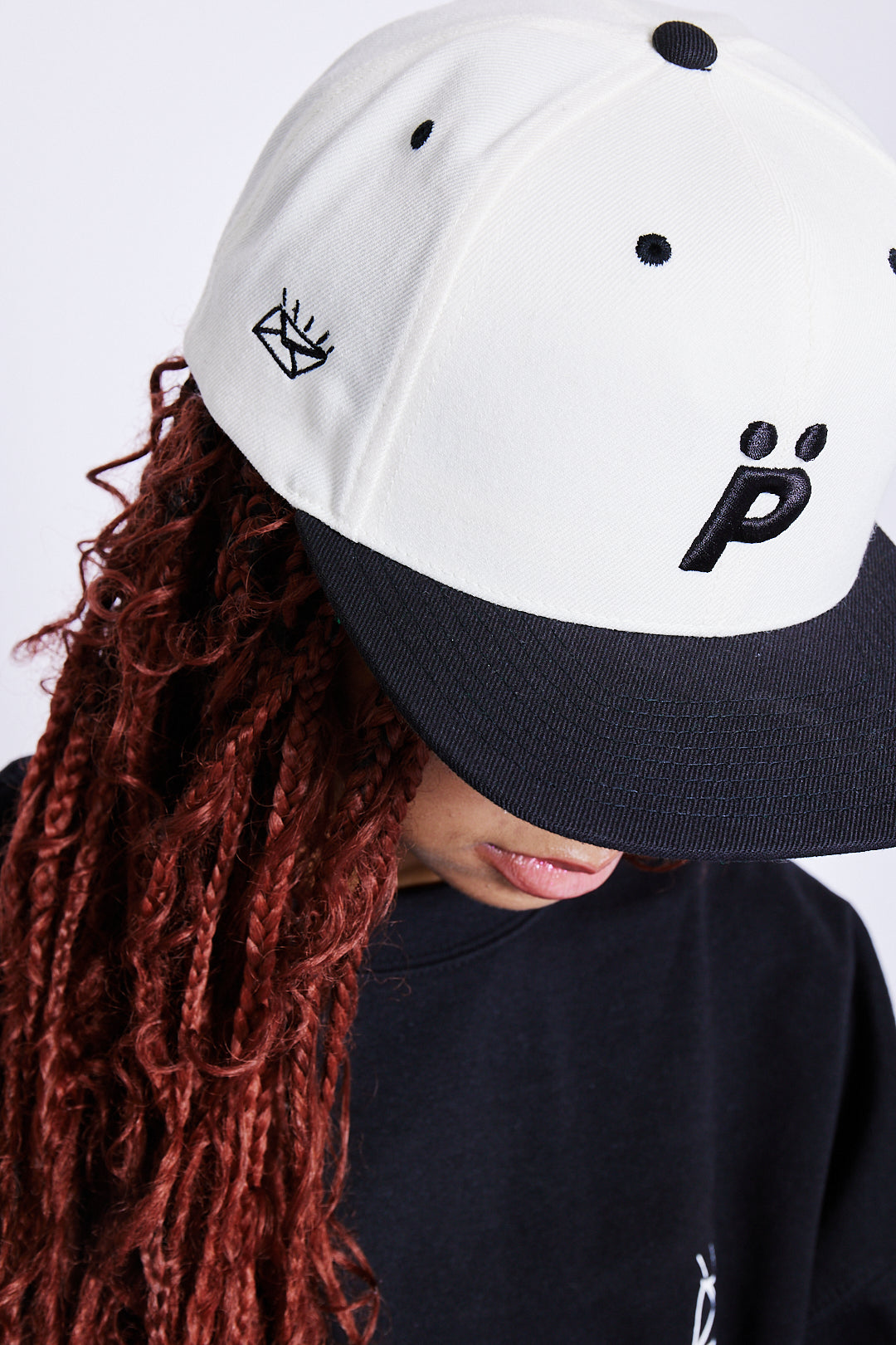 OG P Dot Hat - Cream/Black